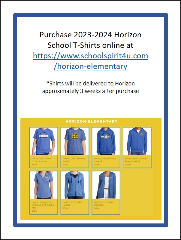 Purchase 23-24 school year apparel flyer. 